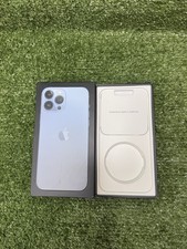 Original Apple Empty Box For iPhone 13 Pro Max, Sierra Blue Only Box 