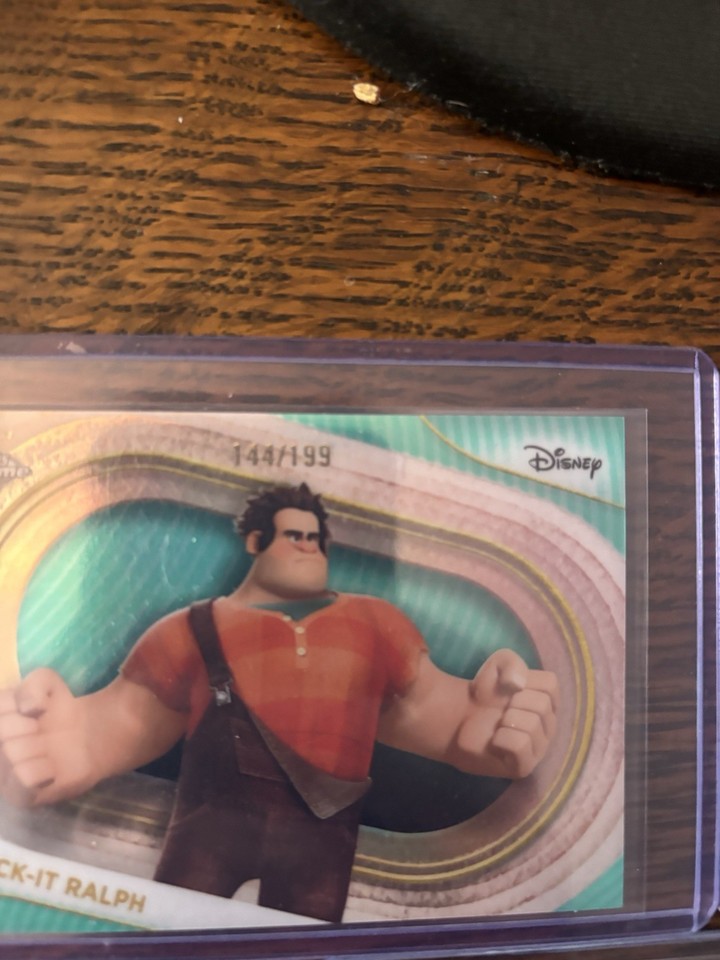 Disney Topps Chrome 2025 Wreck-it Ralph Blue /150 Aqua /199 Teal /299 ...