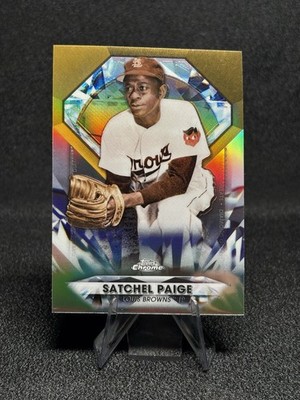 2022 Topps Chrome Update Diamond Greats Chrome #DGC-11 Satchel Paige
