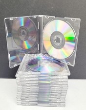 Lot Of 15 Unused Mini DVDs In Clear Crystal Hard Cases
