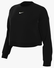 Nike Women's S Phoenix Fleece Oversized Crew-Neck Sweatshirt Black DQ5761-010 j