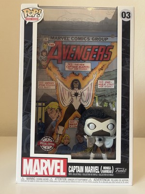 Funko Pop! Marvel Comic Covers: Captain Marvel ( Monica Rambeu ) #03