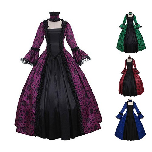 Medieval Dress Lace Long Dress Brand New Condition Multiple Sizes Available - Picture 2 of 16