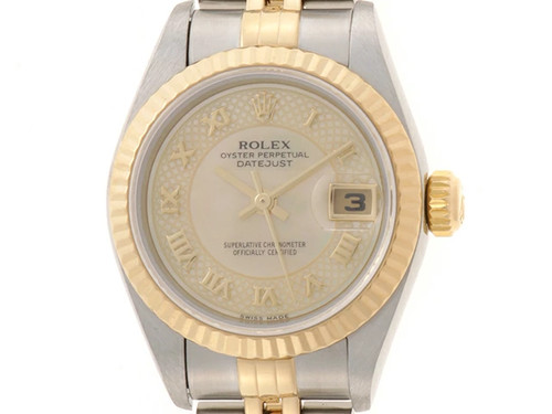 Rolex Datejust 79173 Stainless Steel / Yellow Gold 26mm Yellow...