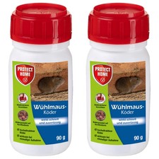 Protect Home W&uuml;hlmaus-K&ouml;der 2x 90 g W&uuml;hlmausk&ouml;der W&uuml;hlm&auml;use Scherm&auml;use Fra&szlig;k&ouml;der