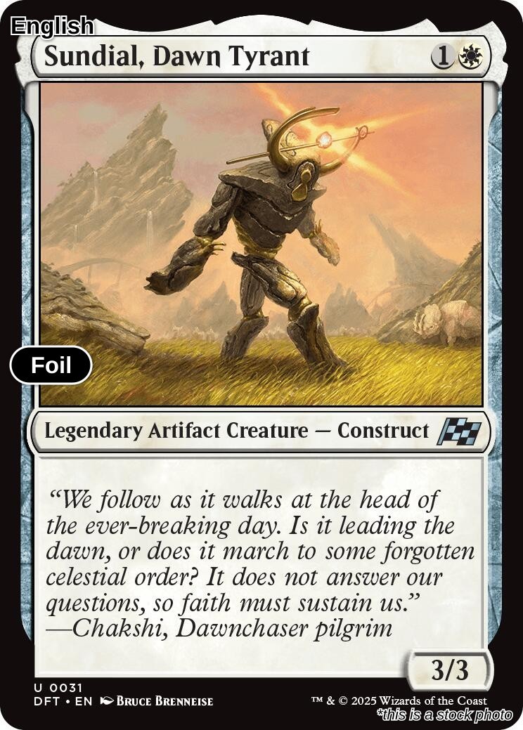 Sundial, Dawn Tyrant Foil [DFT - 31]ENLP