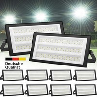 10X 100W 10000Lm Modul Led Fluter Flutlicht AußEn Strahler Scheinwerfer Kaltweiß