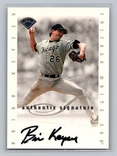 1996 Leaf Signature Series Signatures Update Brian Keyser Auto Chicago White Sox