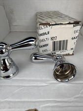 Delta Two Metal Lever Handles from the Botanical Collection Model: H217 CHROME