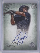 2015 Bowman Inception Prospect Auto Green 60/99 Eric Jagielo #PA-EJ Auto e0m