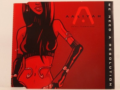 AALIYAH FT TIMBALAND WE NEED A RESOLUTION (I42) 4 Track CD Single including Pict