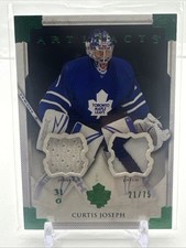 Curtis Joseph 2013-14 Upper Deck Artifacts Emerald Jersey/Patch #'d /75