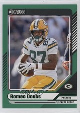 2024 Panini Donruss Green Press Proof Romeo Doubs #92 1ge5