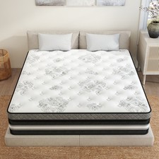 12" Twin Full Queen King Mattress Gel Memory Foam Pocket Coil Bed In a Box