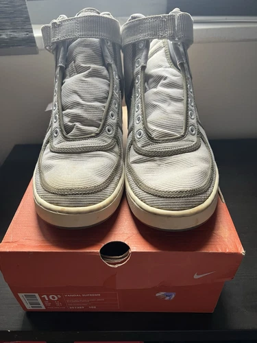 Nike Vandal McFetridge blanc argent vert vintage 2003 OCCASION taille 10,5 US