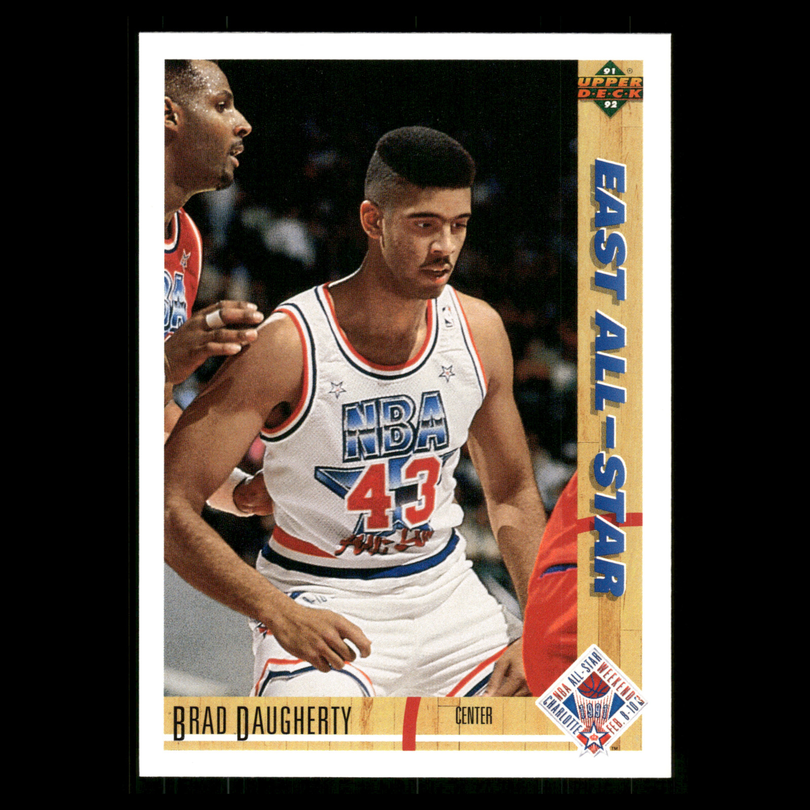 Brad Daugherty #63 1991-92 Upper Deck All-Star Cleveland Cavaliers Basketball