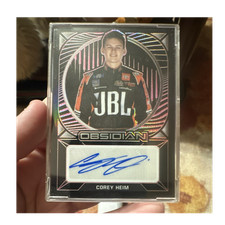 Panini 2022 Chronicles Obsidian Signatures Corey Heim RC Auto Pink /25 #OS-CH