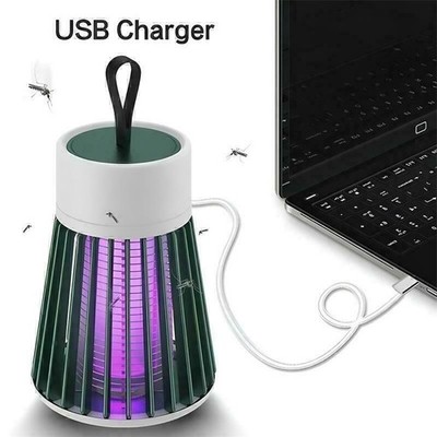 2 stk BUZZ-GONE USB Moskito-Killer-Lampe UV LED Licht Falle Fly Bug Insekten Zap