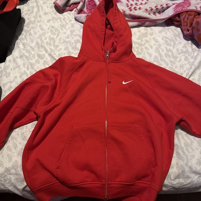 トップス Supreme Nike Zip Up Hooded Sweatshirt L Buy Supreme x Nike Zip Up Hooded Sweatshirt 'Red' - SS25SW1
