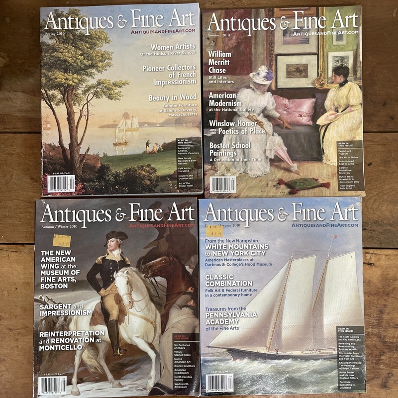 2010  Antiques & Fine Arts Magazine Lot of 4