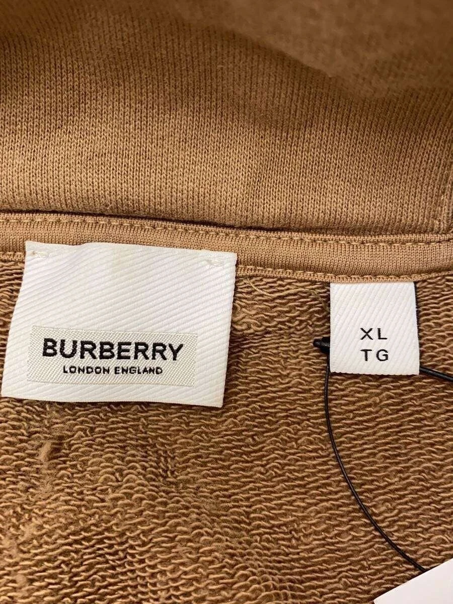 Felpa con cappuccio BURBERRY XL cotone beige usata