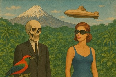 Surreal Surrealismus Surrealist Surreale Malerei Bild Druck Collage Kunstdruck