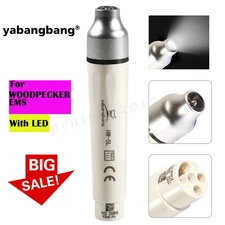 Dental Ultrasonic Piezo Scaler Handpiece LED Fit WOODPECKER EMS Cavitron Tips