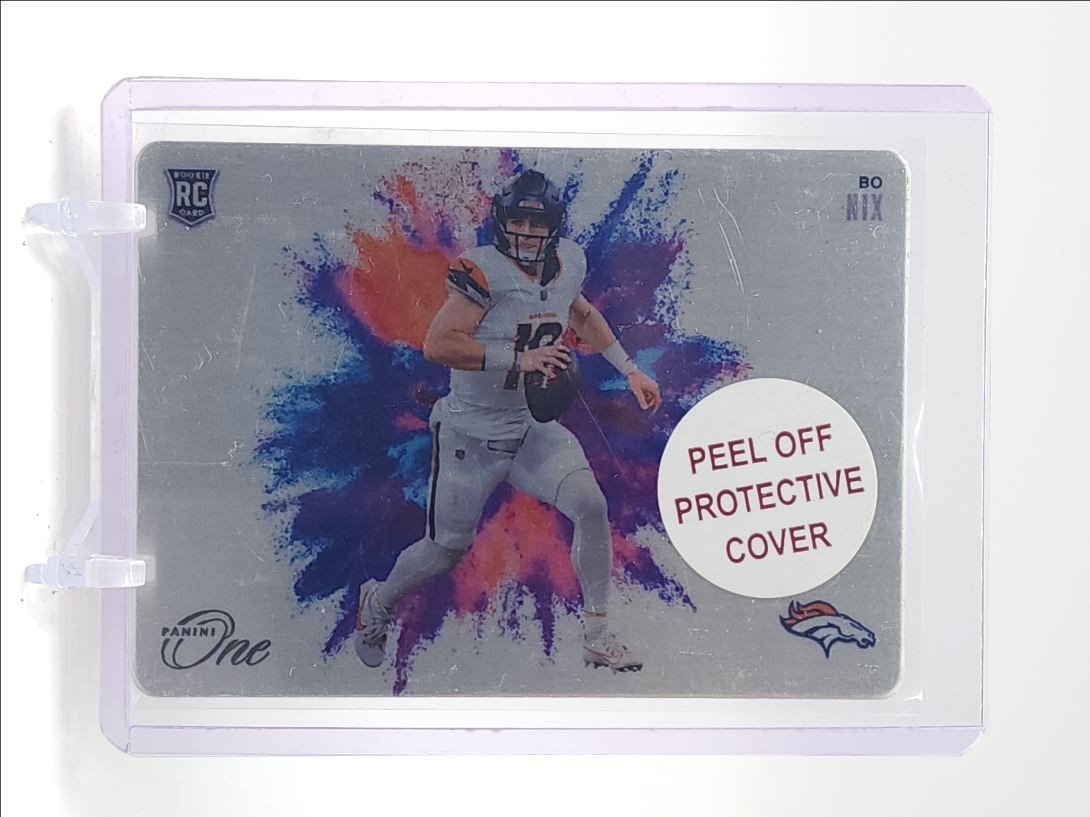 BO NIX 2024 PANINI ONE ROOKIE COLOR BLAST CASE HIT SSP BRONCOS RC Q5997