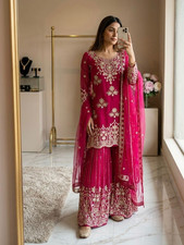 Party Wear 3 Piece Women's Ethnic Outfit Ready To Wear Salwar Kameez Bollywood