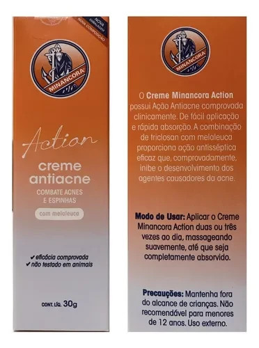Set Brazilian Minancora Skin Anti Dryness Acne Bite Odor Ointment 30g Cream Soap - Picture 5 of 8