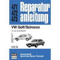 Volkswagen Vw Scirocco I, Typ 53 (1979-1980) Reparaturanleitung Bucheli Verlag