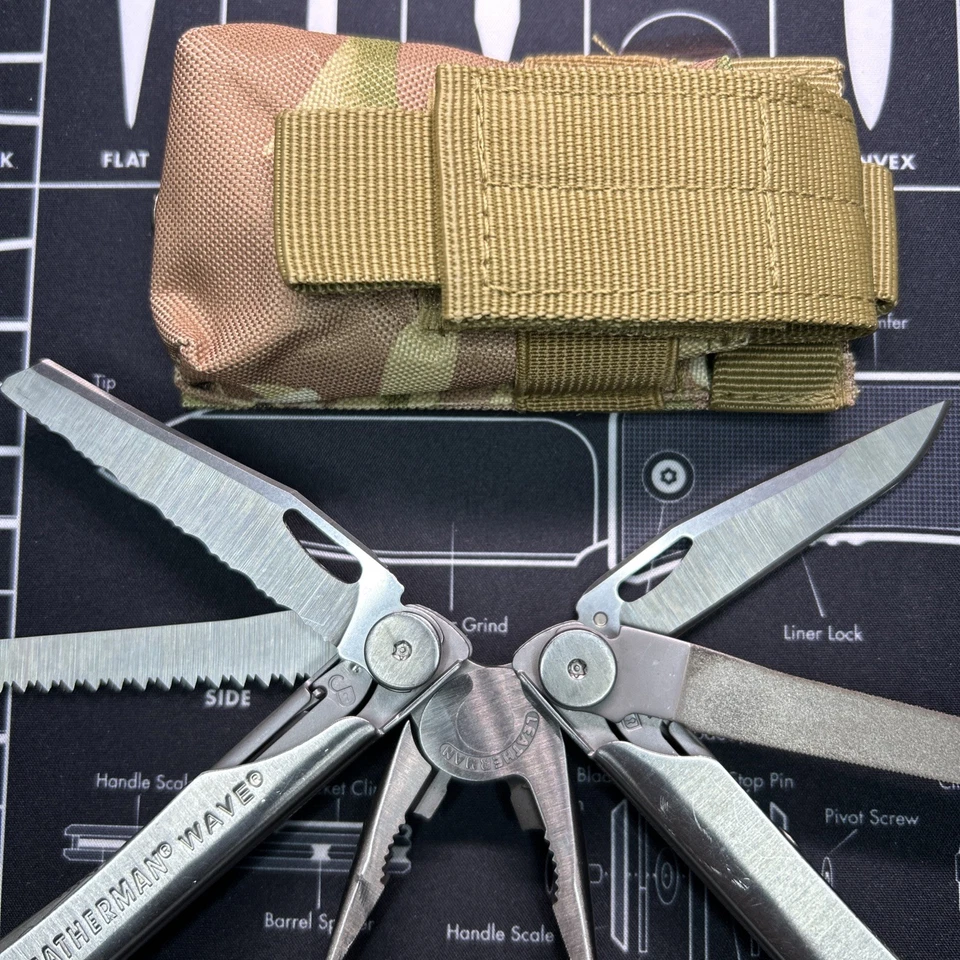 Leatherman Wave Multi-Ferramenta 2ª Geração Aço Inoxidável com Bainha VGUC BOD 0910 - Imagem 2 de 4