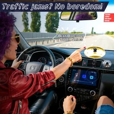 Car Cymbal Air Vent Symbol Drum Crash for Dash, Suitable for Drummer Music Lover