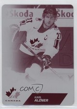 2013 Upper Deck Team Canada Printing Plate Magenta 1/1 Karl Alzner #57 1x1