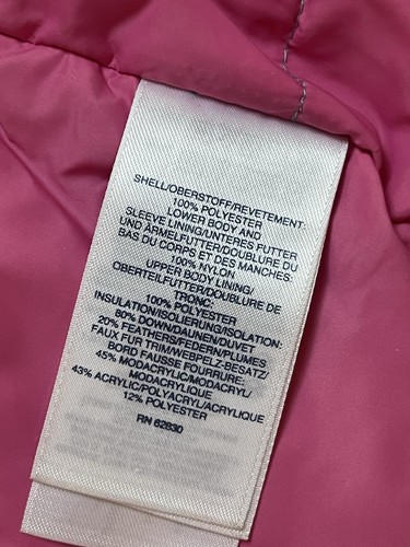Parka piumino Lands End bambina taglia S 4 spedizione impermeabile cappotto invernale cappuccio blu - Foto 7 di 11