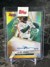 2025 Bowman’s Best Best Of 2025 Early Form Auto True Gold/50 Leo De Vries 