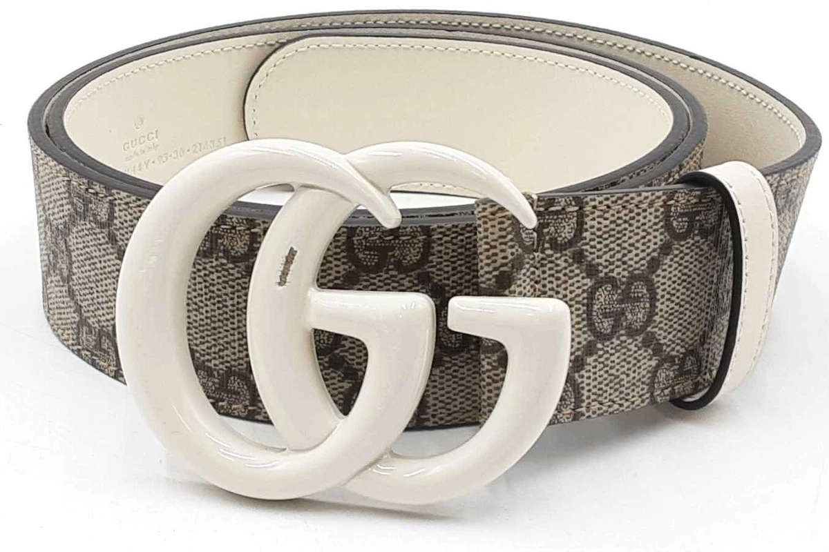 White Gucci Belts for sale - eBay