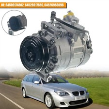 Klimakompressor für BMW 5er E60 E61 520 525 530 535 7er E65 E66 E67 730 X6