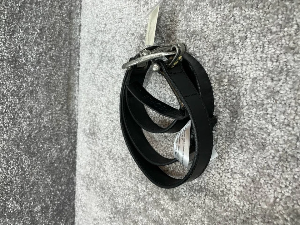 Cinturones Free People Mujer Talla Pequeña Casanova Cuero Mineral Gancho Plateado Foto 4 de 4