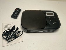 Monodeal Portable Desktop CD Radio Player Rechargeable Bluetooth