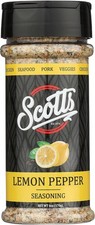 Scotts Food, Lemon Pepper Seasoning, 6 Ounce