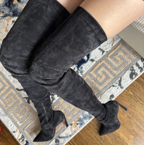 Christian Louboutin Condora Botta Alta Over-the-Knee Boots Suede EU 39 - 第 1/18 張圖片