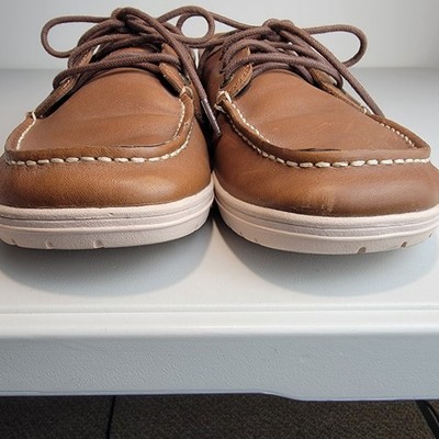 Lems Mariner Boat Shoes Men's 9/Women's 10.5 Walnut Leather Zero
