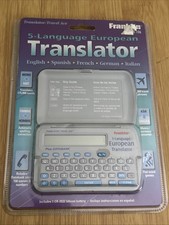 Franklin 5-Language European Translator TWE-106a 1998 Open Box Tested. 6a