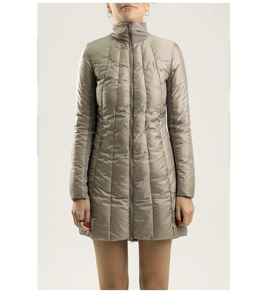 Women Patrizia Pepe Jacket Beige Goose Down 36 / S