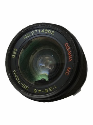 Osawa MC 35-70mm f/3.5-4.5 Macro Zoom Lens 52mm Made in Japan   Minolta MD Mount
