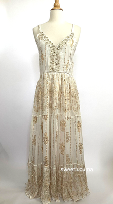 golden hour smocked bodice cotton maxi dress Free People Golden Hour Smocked Bodice Cotton Maxi
