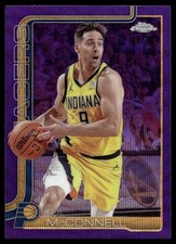 CZA857 - 2025-26 Topps Chrome - T.J. McConnell #11 Purple Wave Refractor /75