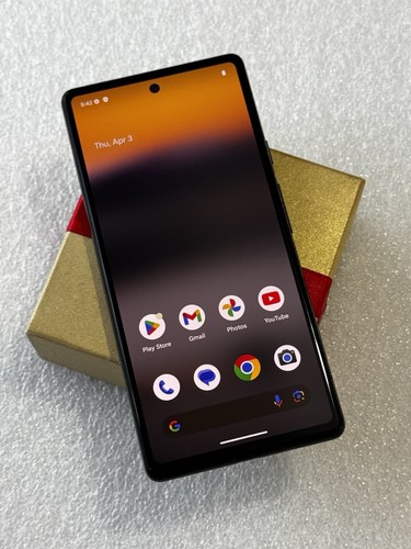 Google Pixel 6a G1AZG - 128GB - Charcoal (Unlocked) - Excellent - ref: 365 - Afbeelding 2 van 8