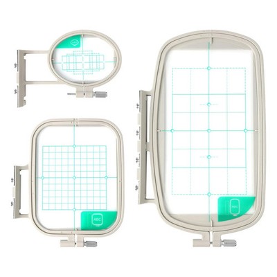 MagnaHoop Embroidery Hoops for Brother SE600 PE550D SE700 PE535 SE400 3in1-A